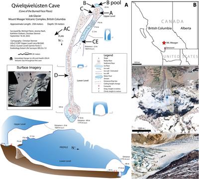 Biogeochemistry of the rare sulfidic glaciovolcanic cave system on Mount Meager, British Columbia, Canada